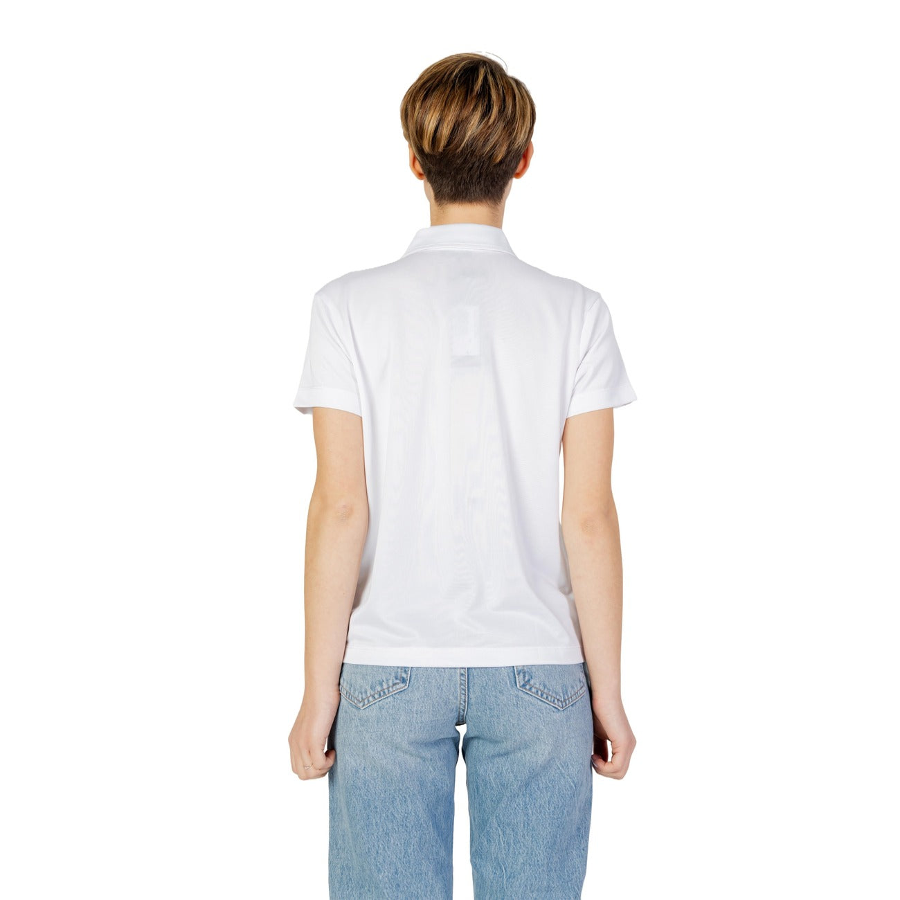 Blauer Polo Donna